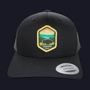 Yellowstone National Park Trucker Hat Baseball Cap park snapback