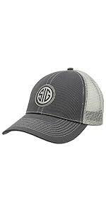 MARK WOVEN PATCH TRUCKER HAT