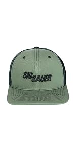 EMBROIDERED LOGO TRUCKER HAT