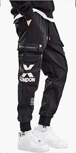 Overalls Pants Techwear Sweatpants Cyberpunk Joggers Cargo Pants for Men