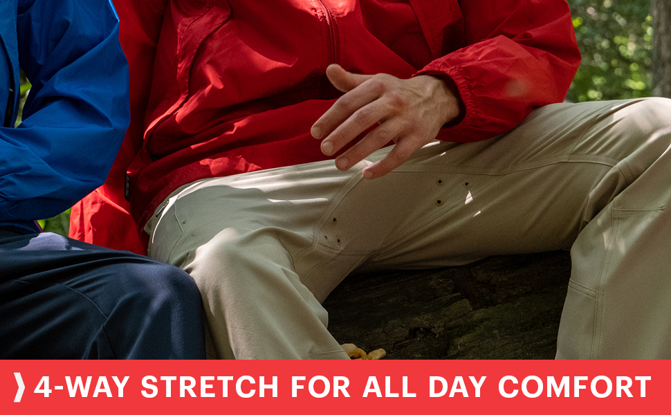 4-Way Stretch for All Day Comfort