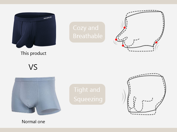 Mens Elephant Nose Underwear