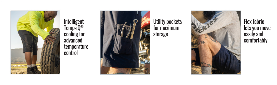 Dickies Men''s Temp-iQ Cooling Shorts