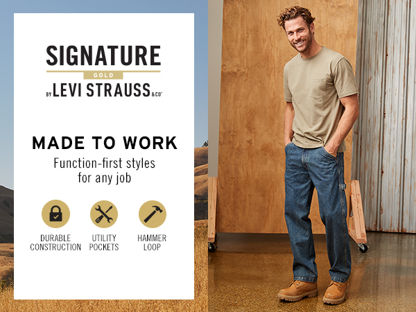 signature gold mens workwear