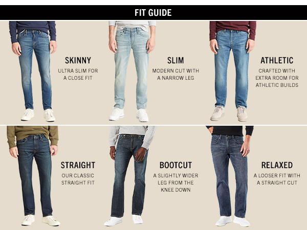 Signature Gold Mens Jeans Fit Guide