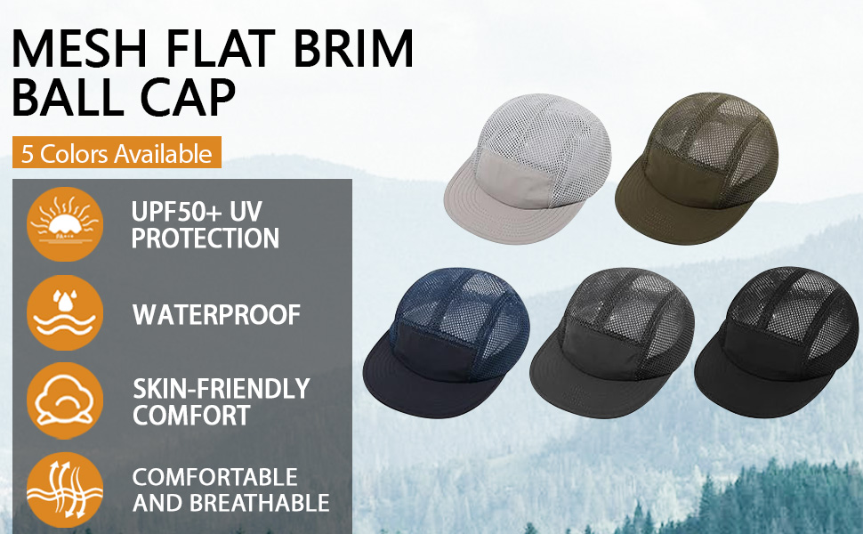 Summer Mesh Baseball Cap for Men Breathable Caps Men''s Hat Quick Dry Cool Hats Casual Trucker Hat