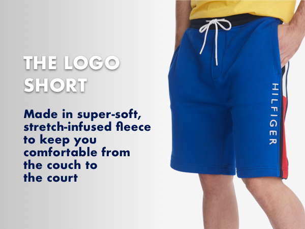 THE SWEAT SHORT  Made in Tommy''s famously soft, stretch-infused fleece  to keep you comfy all day.