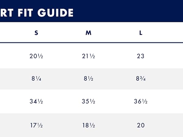 Fleece logo  short fit guide