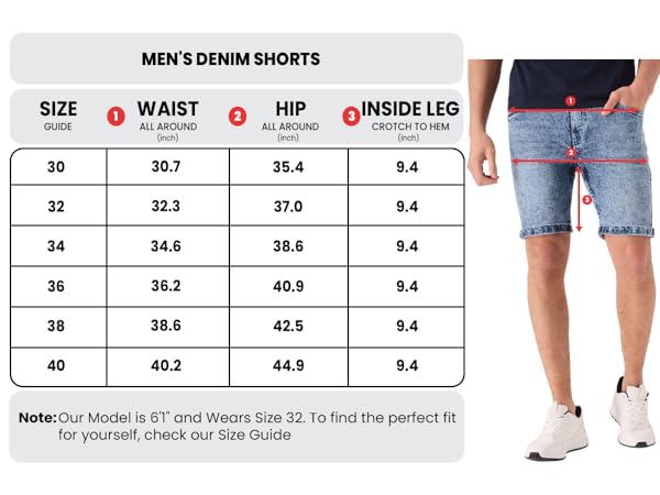 Men Denim Shorts