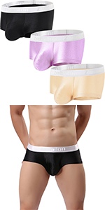 mens silk trunks underwear