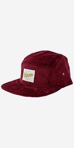 Blackskies-5-Panel-Hat-Cap-Cord-Maroon