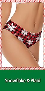 stocking stuffers for women Christmas Underwear for Women Funny Holiday Panties Wife Christmas Gifts