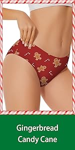 stocking stuffers for women Christmas Underwear for Women Funny Holiday Panties Wife Christmas Gifts