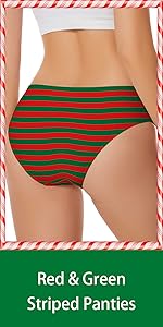 stocking stuffers for women Christmas Underwear for Women Funny Holiday Panties Wife Christmas Gifts