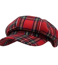 Christmas Check Hat