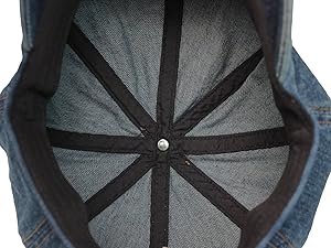 Denim newsboy hat