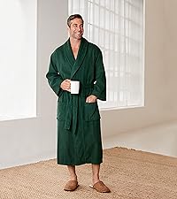 KingSize Men''s Big & Tall Terry Bathrobe With Pockets