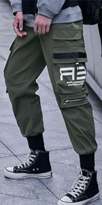 Men''s Techwear Joggers Hip Hop Streetwear Sweatpants Cargo Pants for Men