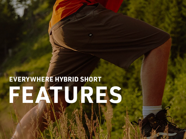 MEN''S EVERYWHERE HYBRID SHORT - RELAXED