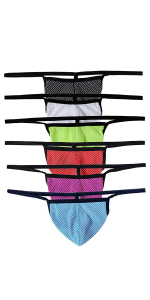 6PCS Men''s g-string thongs