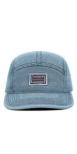 5 Panel Baseball Cap Denim Cotton Dad Hats