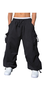 Mens Parachute Cargo Pants