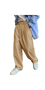 Wide Leg Pants Lightweight Trousers