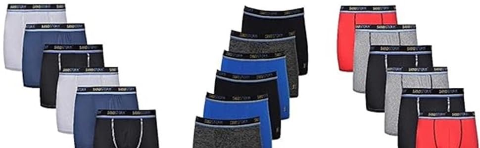 Sand Storm Boxer Briefs Size Chart