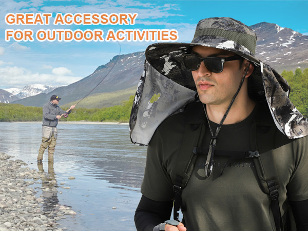 Men Women Large Brim Sun Hat sun protection charming accessory convenient fishing outdoor activities