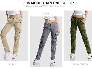 womens cargo pants with pockets, army cargo pants for women