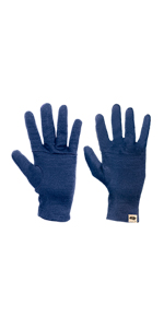 gloves navy blue