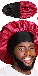  silk bonnet men black bonnet mens bonnet sleep bonnet for curly hair hair bonnet for curly hair 