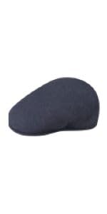 The Kangol Wool 504 flat hat for men and women.