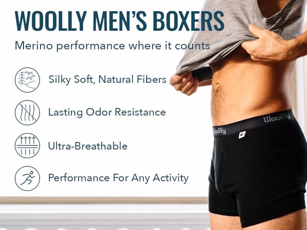 Woolly Mens Boxers Highlight