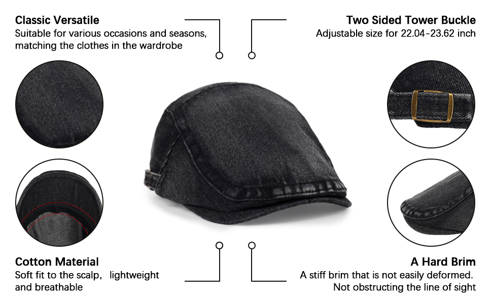 men''s newsboy caps