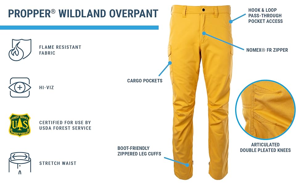 Wildland Fire Fighter overpant fr flame resistant safety ppe