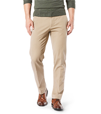 Workday Khaki Smart 360 Flex Straight Fit