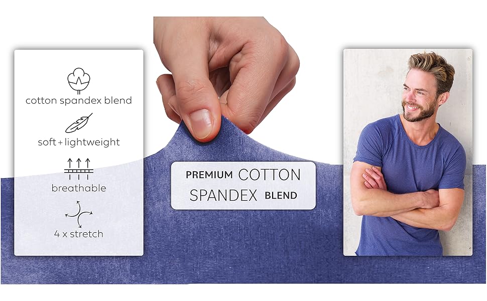 ANDREW SCOTT COTTON SPANDEX FABRIC