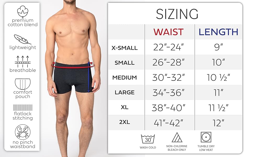 ANDREW SCOTT MENS SIZING CHART