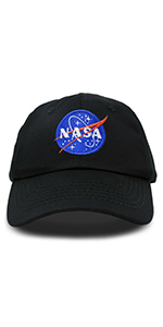 nasa embroidered meatball insignia hat