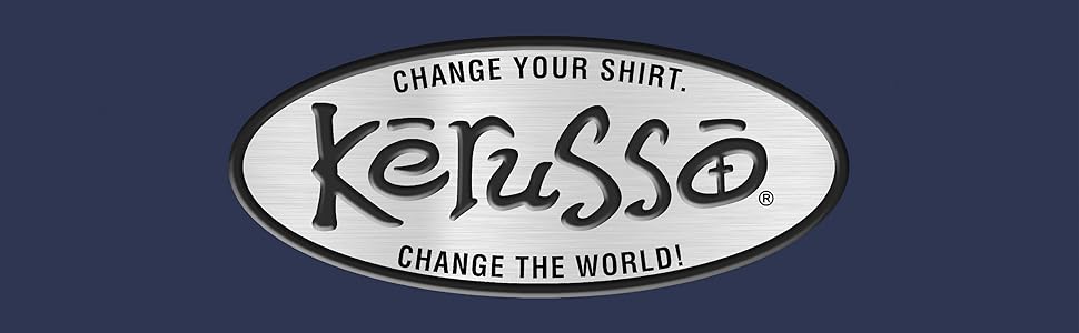 Kerusso Logo: Change your shirt. Change the world!