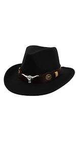 Felt Western Cowboy Hat