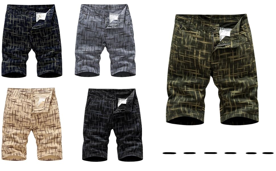 Mens Cargo Shorts Multi Pockets Cargo Shorts. Working Pants for Men