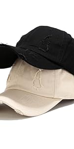 2 Pack Unisex Baseball Cap,Dad Golf Hats,Adjustable Polo Hat 