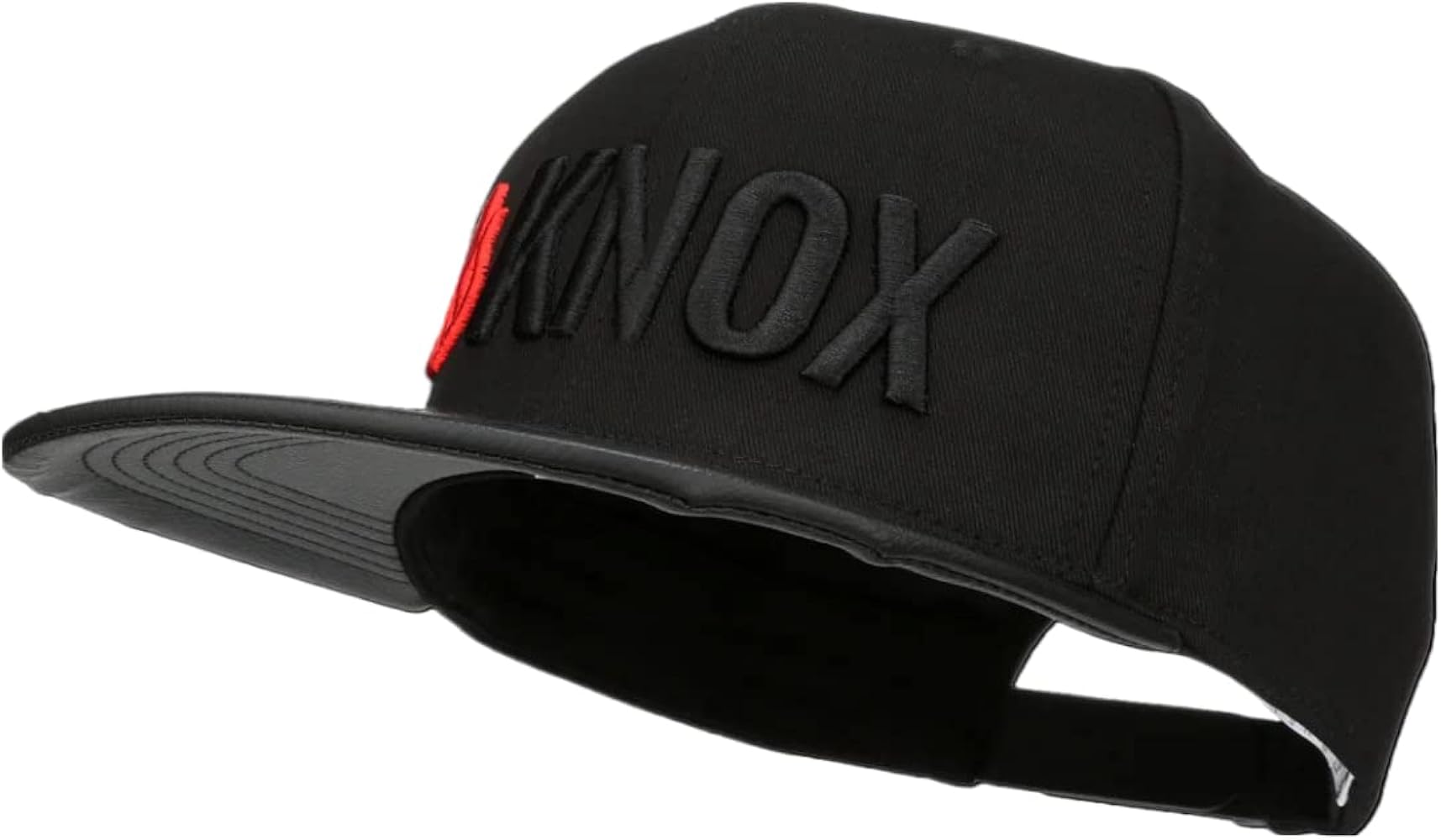 Knox Shelby Snapback Hat for Men & Women | 6 Panel Adjustable Flat Bill Hats for Men | 100% Acrylic | Classic & Comfort Design | Black Hat