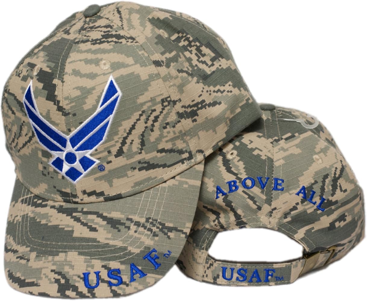 MWS U.S Air Force USAF above All Camo Camoflauge Digital Embroidered Cap Hat