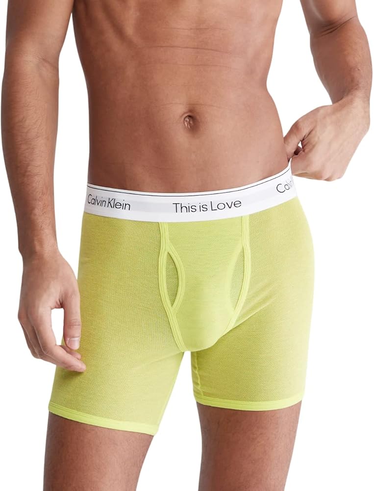 Calvin Klein Men's This is Love Pride Mesh Underwear