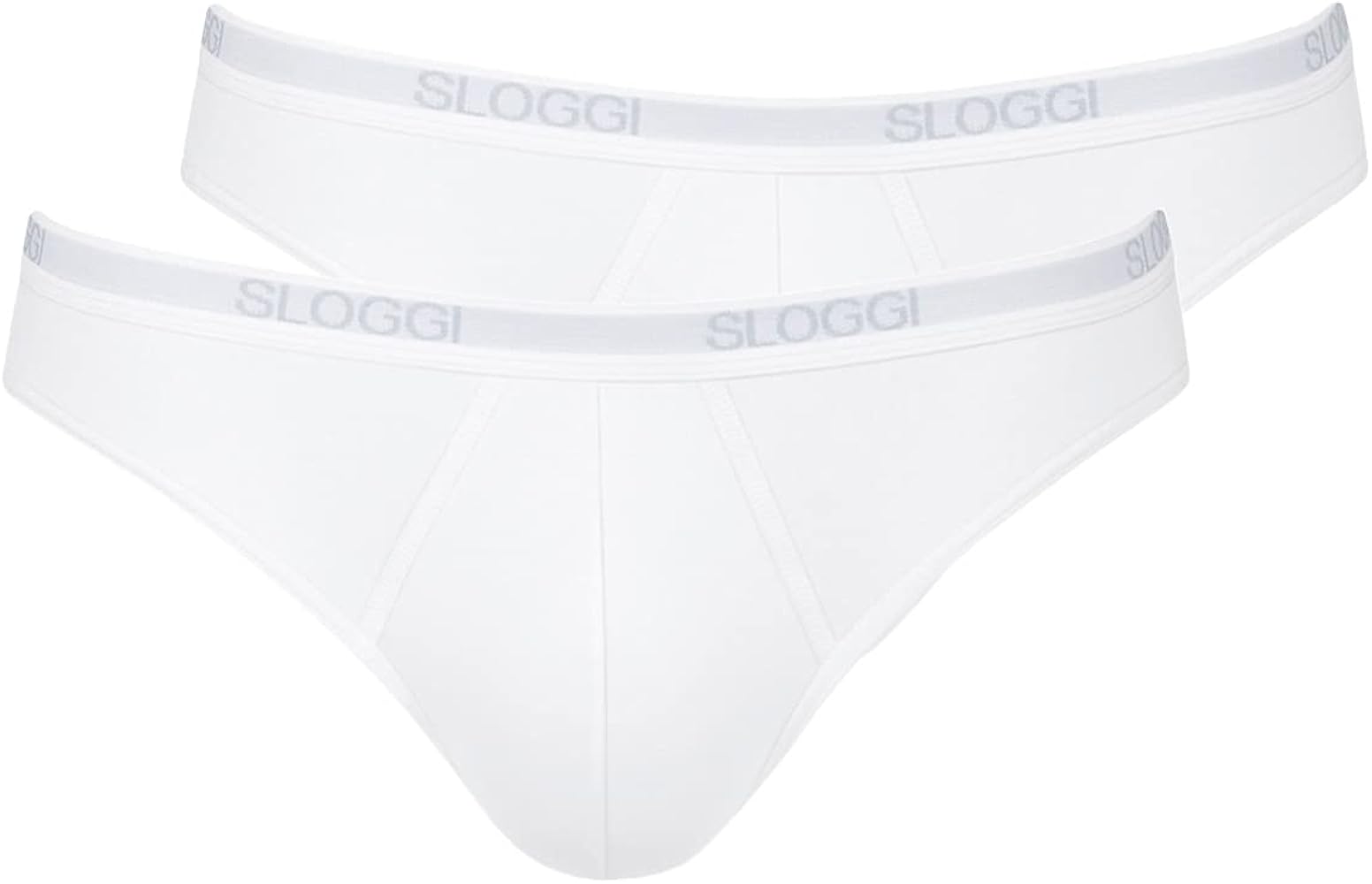 Sloggi Mens Basic Mini White 2 Pack - XX-Large