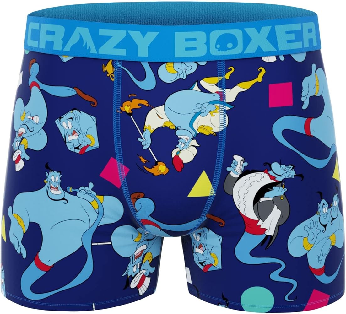 CRAZYBOXER Disney Genie - Aladdin Men's Boxer Briefs