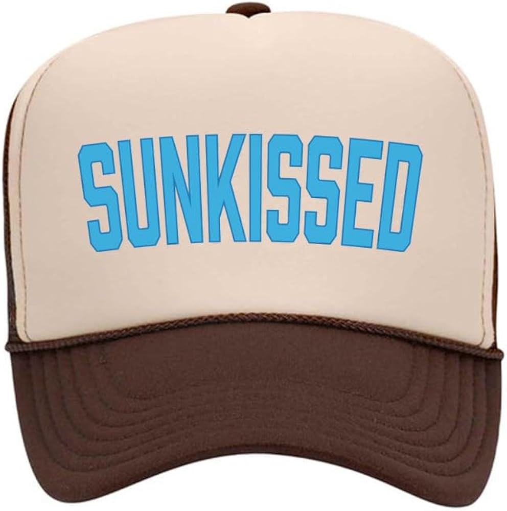 Beach Trucker Hat/Sunkissed/Lake Snapback/Vacation Cap